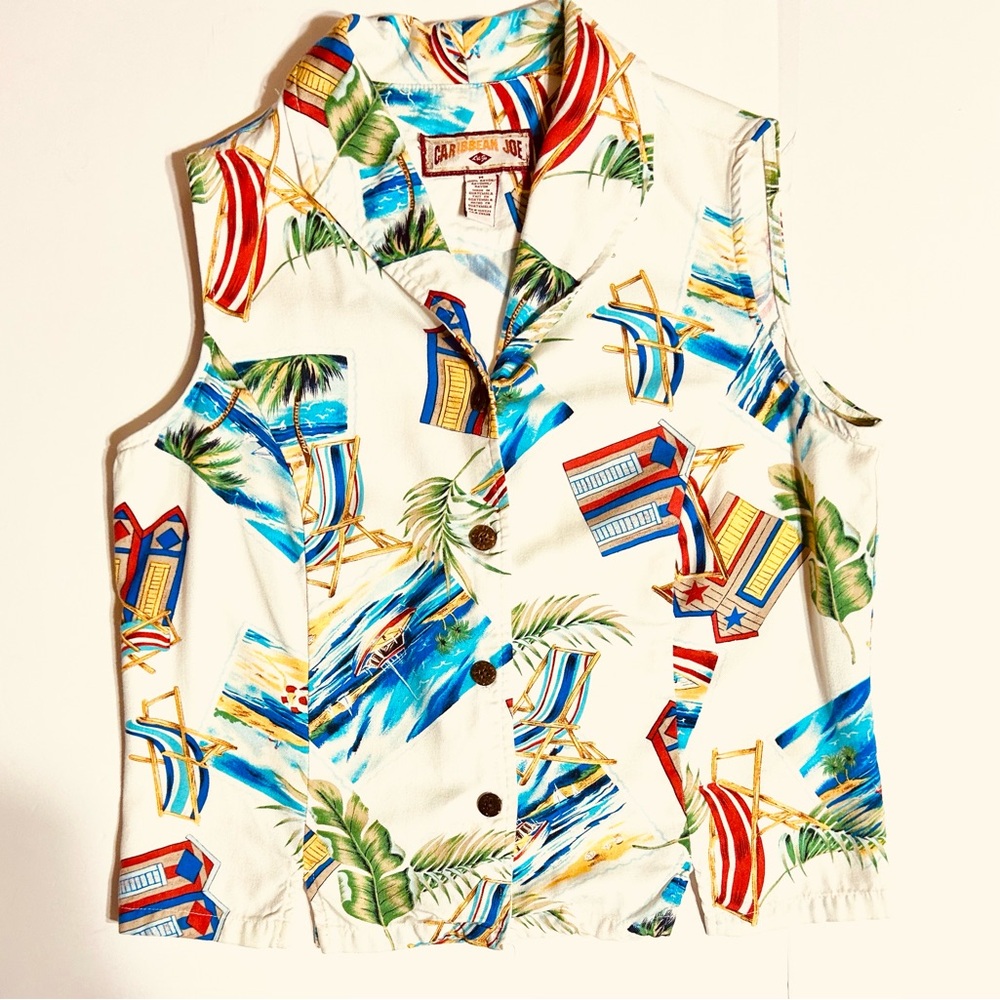 Caribbean Joe Blouse Super Cute!